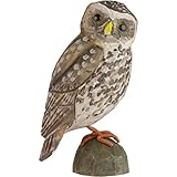 WILDLIFEGARDEN Wildlife Garden WG455 DecoBird Eule - Handgeschnitzter...