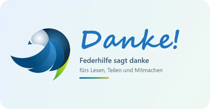 Federhilfe sagt danke
